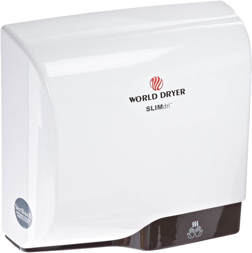 World Dryer L-974 SLIMdri Surface Mounted ADA Compliant Automatic Hand Dryer with Aluminum White Cover World Dryer L-974 SLIMdri Surface Mounted ADA Compliant Automatic Hand Dryer with Aluminum White Cover